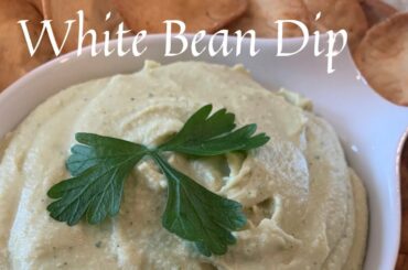 Garlic White Bean Dip Recipe | Italian Hummus #shorts
