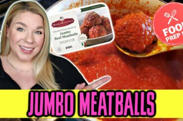 How To Cook Mama Mancini's Jumbo Beef Meatballs in Italian Style Sauce