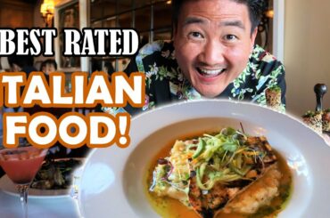 Eating at the BEST REVIEWED ITALIAN RESTAURANT in Santa Barbara!
