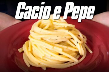 How to Make Cacio e Pepe | Authentic Italian Recipe