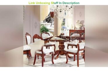 Style Italian Dining Table Round Solid Wood Italy Style Luxury Dining Table Set With6 Chairs P10243