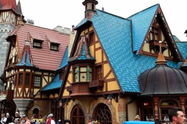 Why is Pinocchio's Disney World Restaurant German?