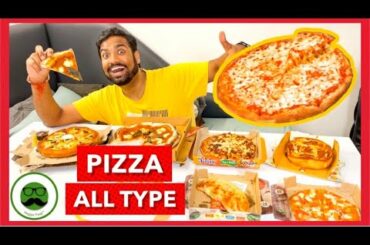 Eating All Type of Pizza Food Challenge | Veggie Paaji