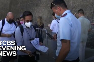 Italy mandates vaccine pass for restaurants and museums