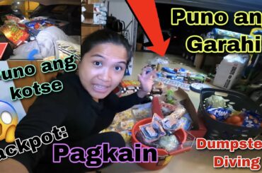 DUMPSTER DIVING WOW ITALIAN FOODS NASA BASURA LANG MAKIKITA UMUULAN NG GRASYA ANG DUMPSTER NA ITO