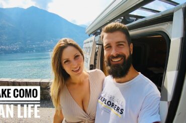 THIS IS WHERE WE MET! LAKE COMO VAN LIFE ITALY