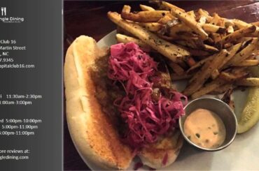 Virtual Visit to Capital Club 16 in Raleigh- NC Triangle Dining