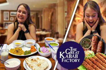 Trying UNLIMITED INDIAN FOOD at The Great Kabab Factory! | Incredible Experience