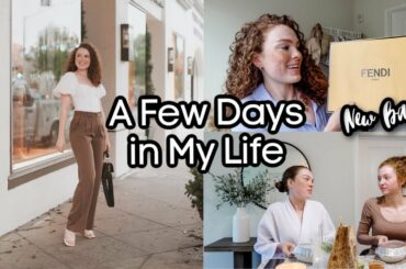 A Few Days! Luxury Unboxing, New Salad Recipe, Shop the Nordstrom Sale with Me, Chipotle Mukbang
