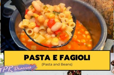Pasta  e Fagioli | Italian Pasta and Beans | MPR tries to Cook |