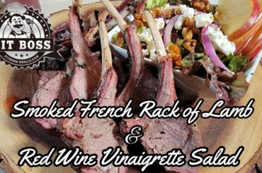 Smoked French Rack of Lamb | Red Wine Vinaigrette Salad | Pit Boss Lexington 500