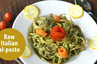Raw Italian Al- pesto | Raw food recipes | Onmanorama Food