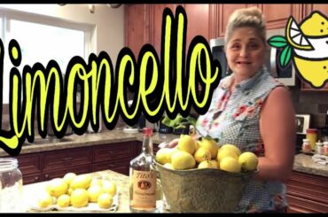 How To Make Limoncello | Italian Lemon Liqueur Recipe |