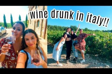 WINE TOUR WITH US IN TUSCANY!! FLORENCE VLOG!!