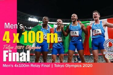 Italy Drops STUNNING WINS In Men's 100 & 4X100 Meters - Tokyo 2021