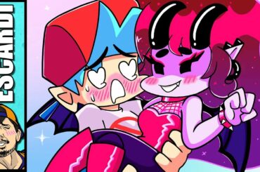 ORIGIN of DEMON GIRLFRIEND Friday Night Funkin Logic [ Spanish Fandub ]