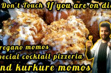 Momos with Italian tadka || oregano momos | best delhi street food