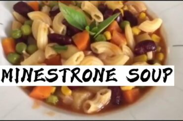 MINESTRONE SOUP RECIPE | Italian Minestrone Soup Simple & easy | JM Mendoze Vlogs
