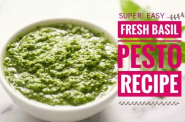 How To Make FRESH BASIL PESTO | Super Easy Recipe #pesto#basil#italian#foodies