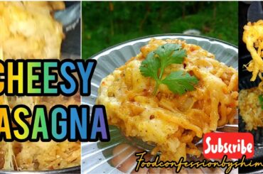 Cheesy Italian Lasagna Recipe|Without Lasagna Sheet |No Bake Recipe