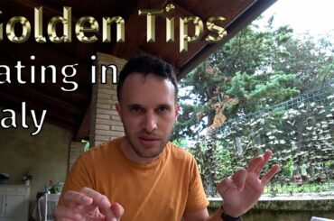 THREE restaurant tips you MUST know when in Italy!