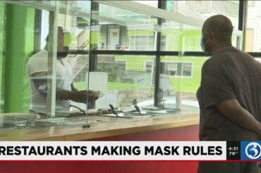 Video: Some local restaurants requiring masks again