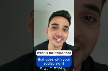 Italian Food As Zodiac Signs