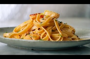 SCALLOP PASTA Like an Italian #Shorts