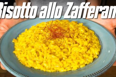 How to Make Risotto allo Zafferano | Italian Saffron Risotto Recipe