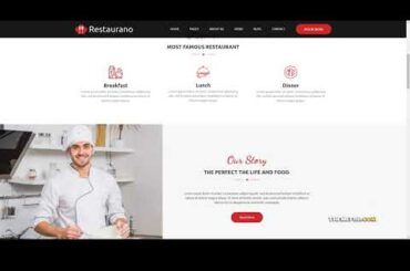 Restaurano Restaurant HTML Template food restaurant italian restaurant Easy Create Website
