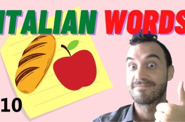 Italian Words in Under A Minute #10 (Food) #Shorts