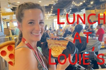 Having Lunch At Louie’s Italian Restaurant In Universal Studios