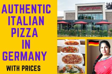 L'Osteria Restaurant/ Authentic Italian Pizza in Germany/My  honest review with prices