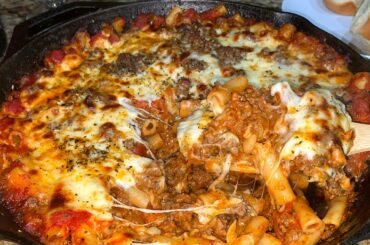 Cheesy Baked Ziti| How To Make The Best Baked Ziti | DELICIOUS Pasta with Meat Sauce Recipe