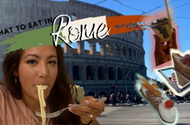 EATING ITALIAN FOOD IN ROME | What To Eat In Rome, Italy | Italy Food Tour