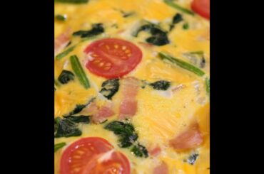 How to make Spinach Frittata / Italian Omelet / Easy & Healthy Recipe