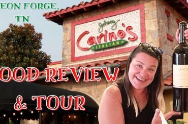 JOHNNY CARINO'S ITALIAN RESTAURANT PIGEON FORGE TN, FULL FOOD REVIEW & TOUR