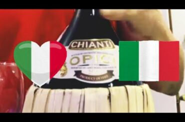 CHIANTI WINE AND CRISPY PORK RINDS / CRUNCHY CHICHARON | JOYFUL JH