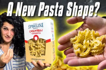 An Italian Tries a NEW Pasta Shape | Cascatelli Pasta