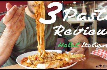 Anze's 3 Pasta Review | Halal Italian Grill House Review | Food Vlog