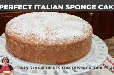 Pan di Spagna - Italian Sponge Cake -Biskvit -Russian Sponge Cake-Pastel - Bolo.