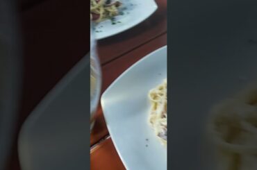 Italian restaurant it was in Germany and guess what the food was...#shorts