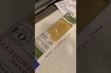 Sea food pasta and wine