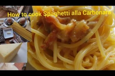 How to cook Spaghetti alla Carbonara? Buhay probinsya Italy