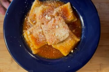 Homemade Ravioli from scratch! #RavioliFromScratch #ItalianFood