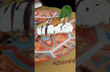 This peach cheesecake was so yummy | Italian food