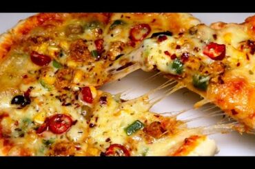 Chicken Pizza, Double Cheese Pizza By Recipes of the World