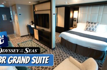 Odyssey of the Seas | Grand Suite 1 Bedroom | Full Walkthrough Tour & Review 4K