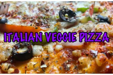 Italian Veggie 7"Pizza|  Easy Method |  Authentic Recipe | Cook&Explore with Krishna