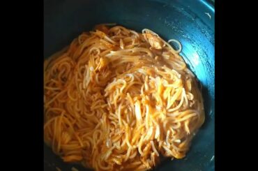 Quick Spaghetti with Leftover Chicken Tikka #shorts by Cooking Pearls